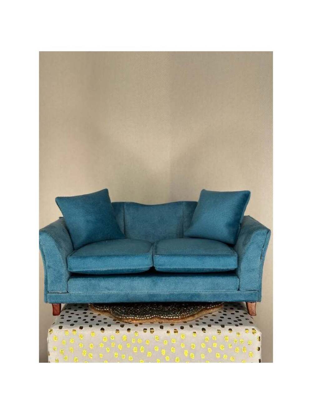 Dollhouse Velveteen couch